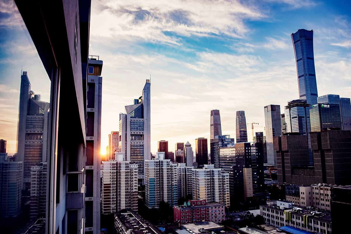 beijing 21st century skyline