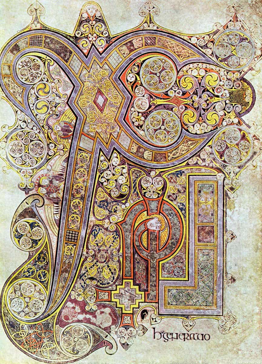 book of kells chiro page