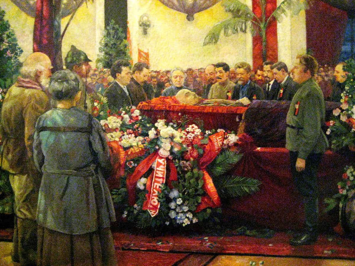 isaak brodsky lenin funeral painting