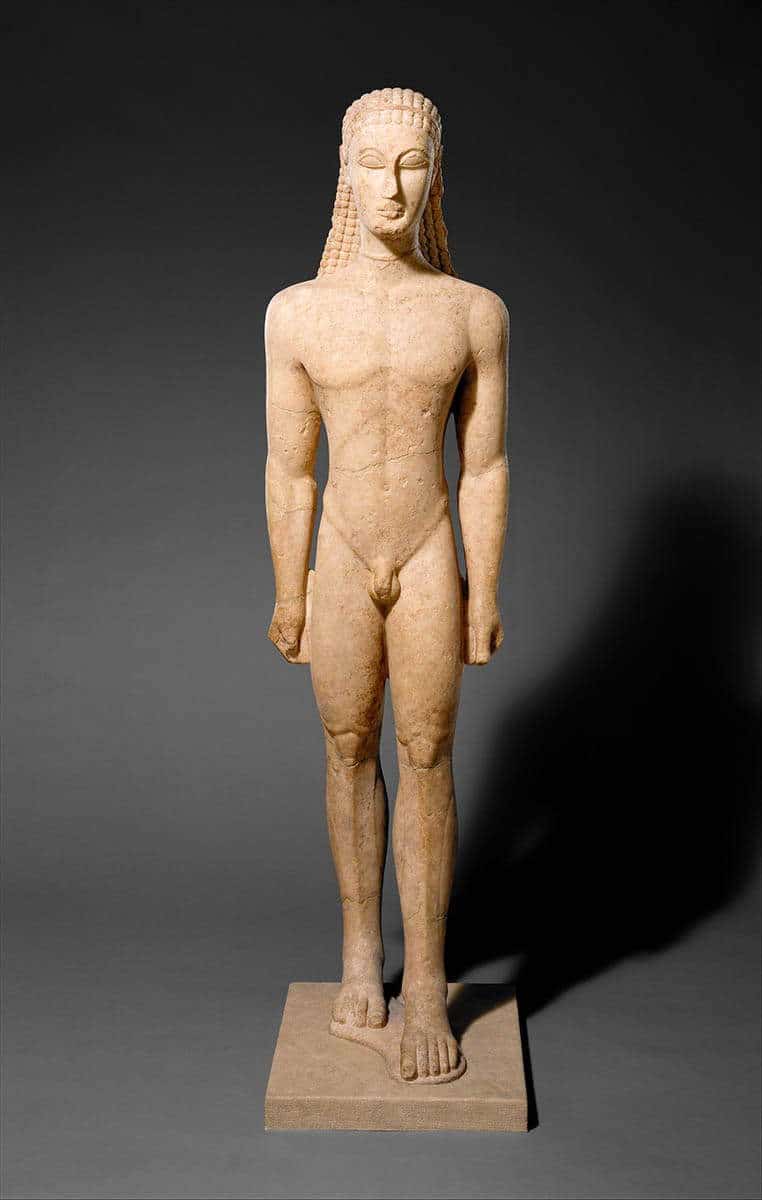 kouros ideal man