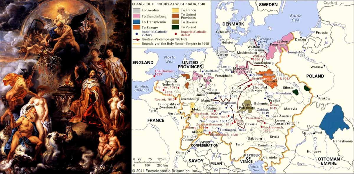 map peace of westphalia allegory