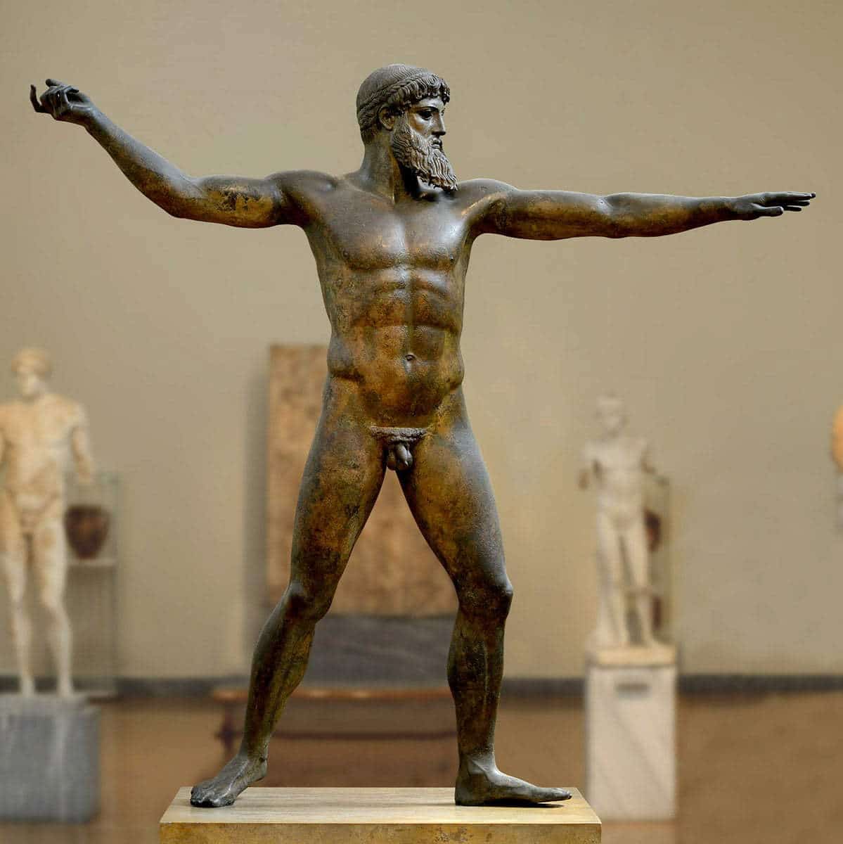 zeus bronze ideal man