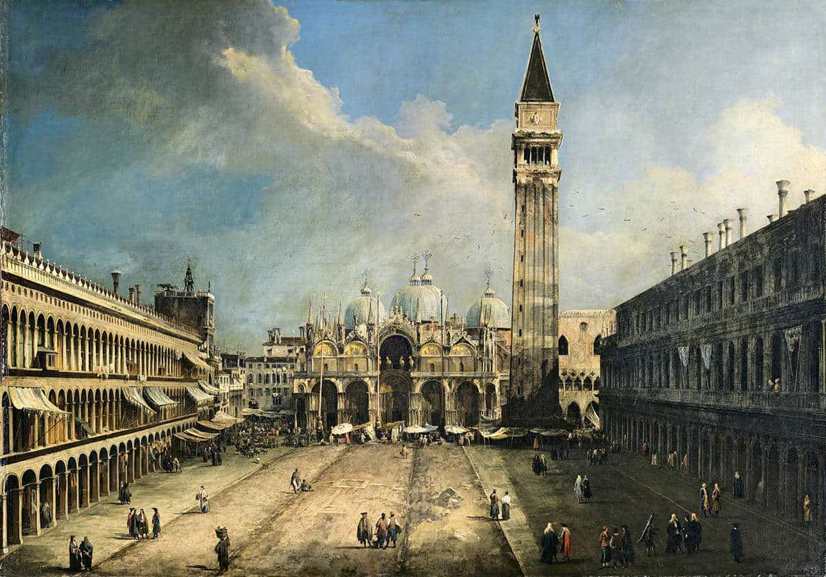 canaletto piazza san marco painting