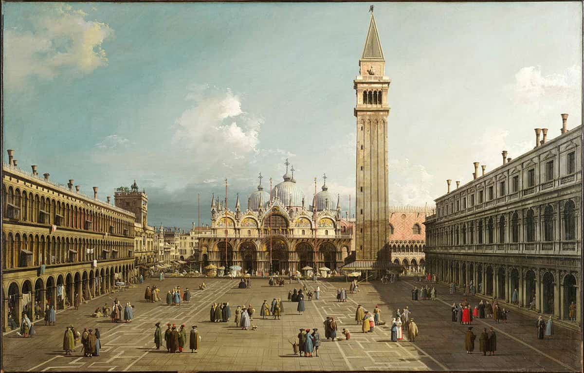 canaletto piazza san marco venice