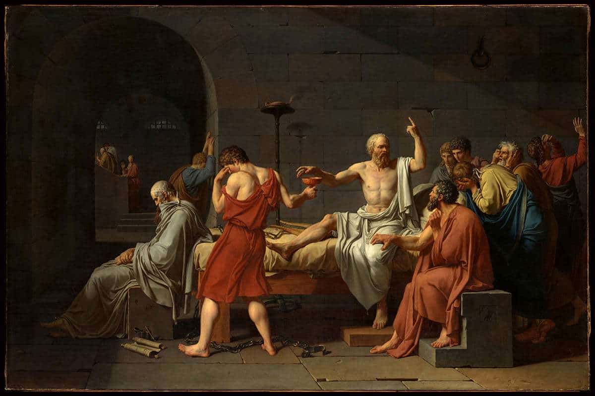 death of socrates the republic