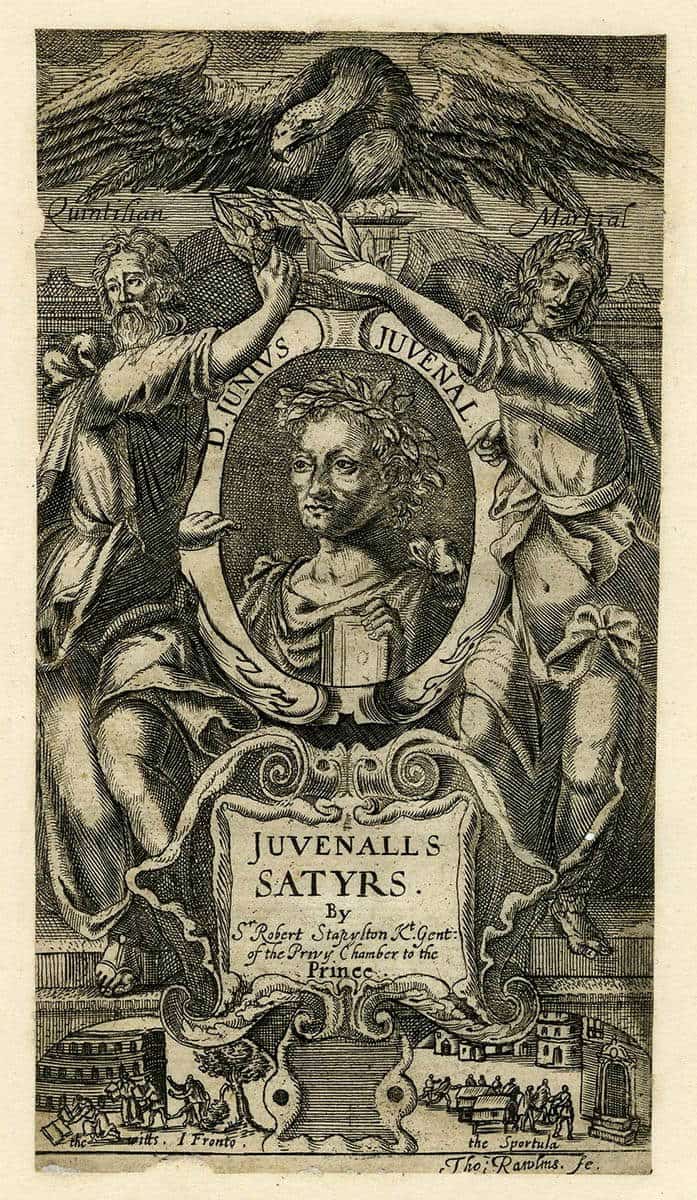 juvenal satyrs frontispiece