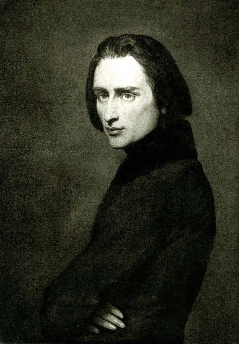 young franz liszt portrait