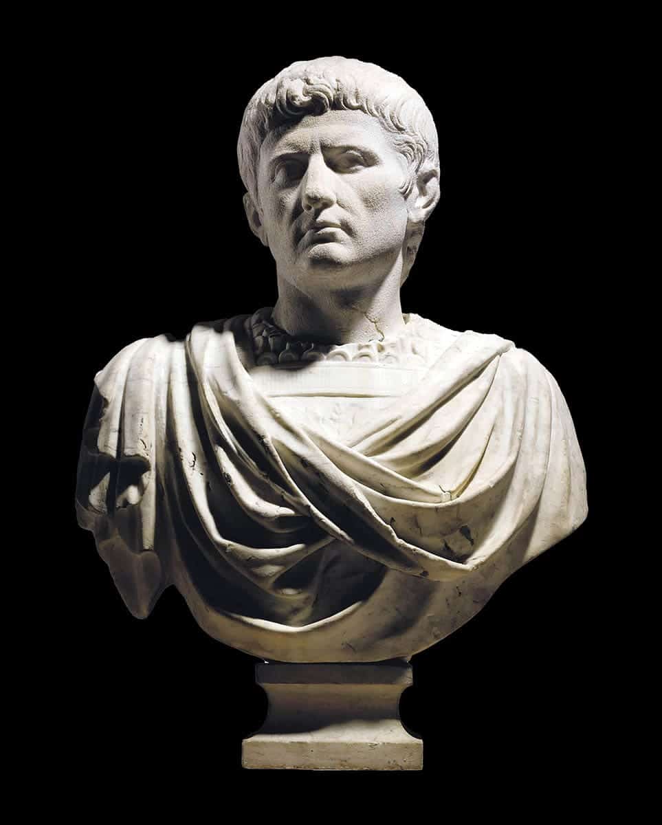 Emperor Augustus bust portrait