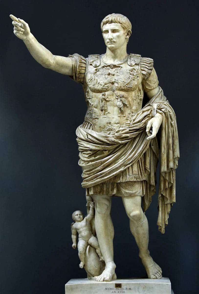 Emperor Augustus monument, statue