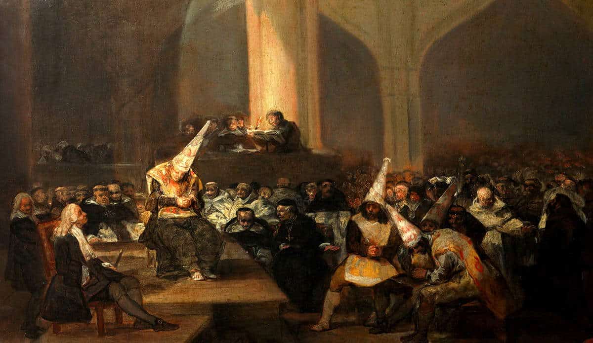 goya escena de Inquisicion reconquista