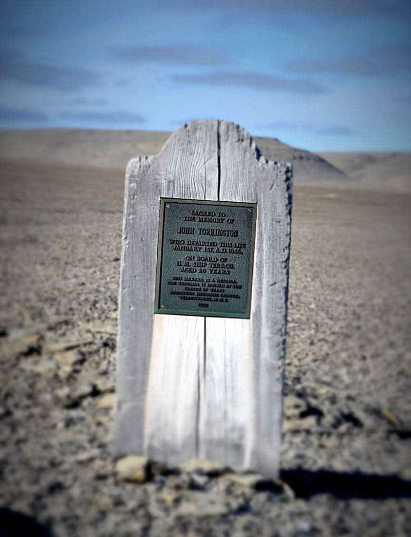 grave franklin expedition arctic