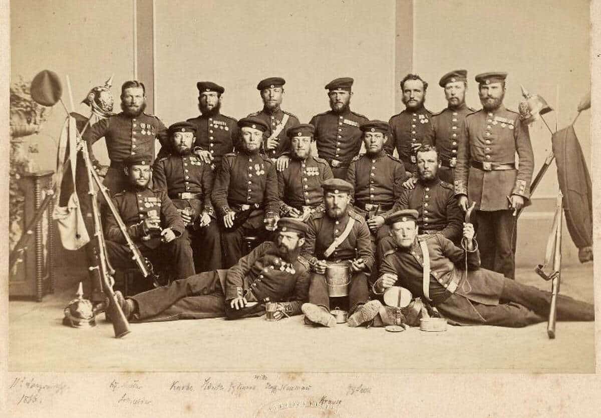 prussian soldiers group photo