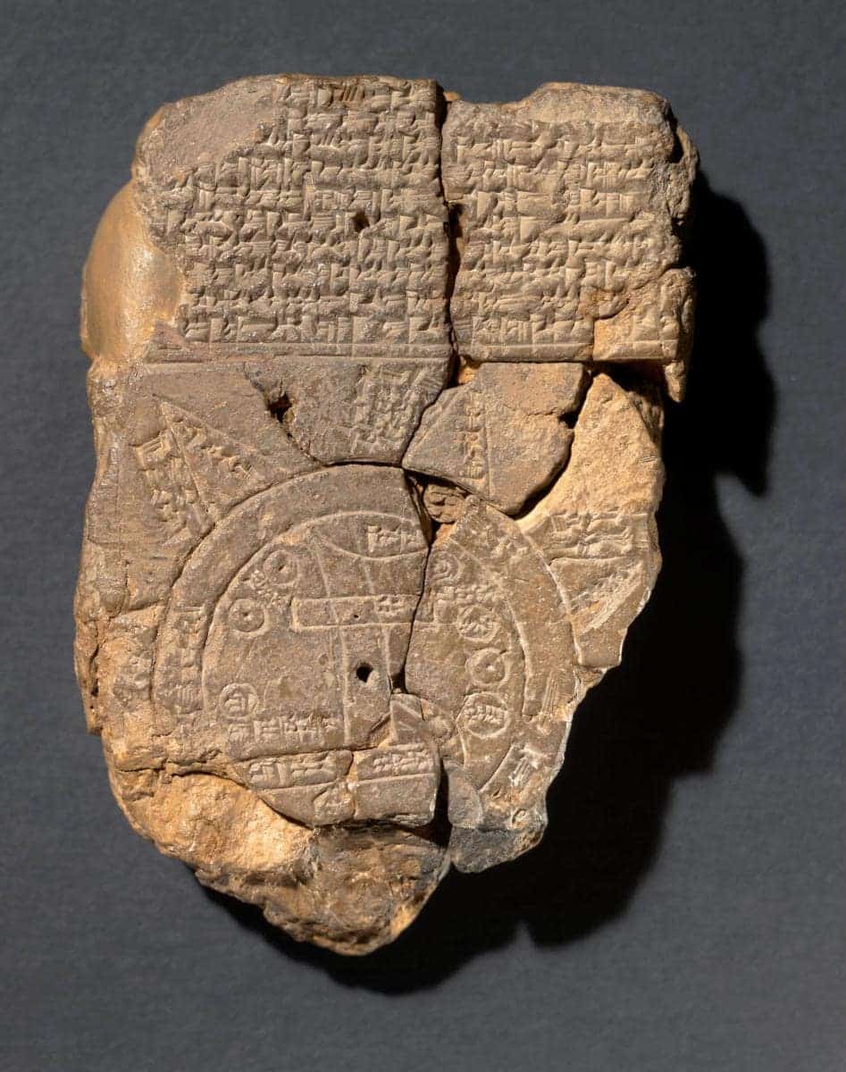 babylonian tablet world map