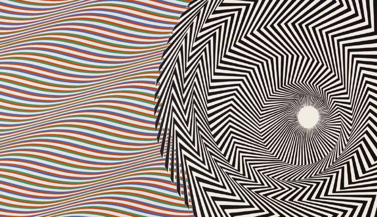 bridget riley optical illusions artwork