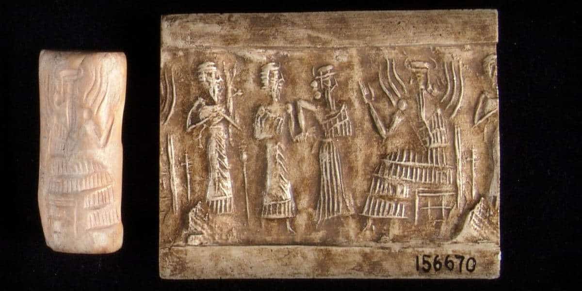 kish mesopotamia cylinder seal