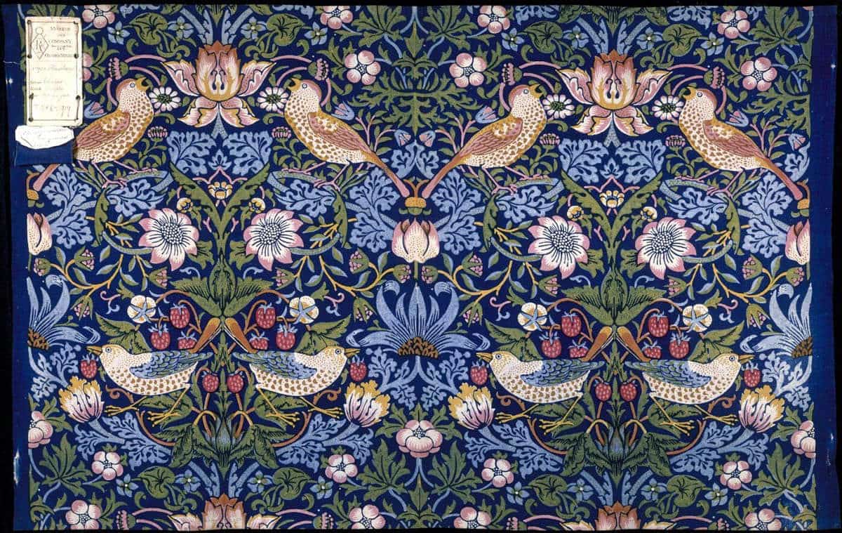 strawberry thief fabric william morris