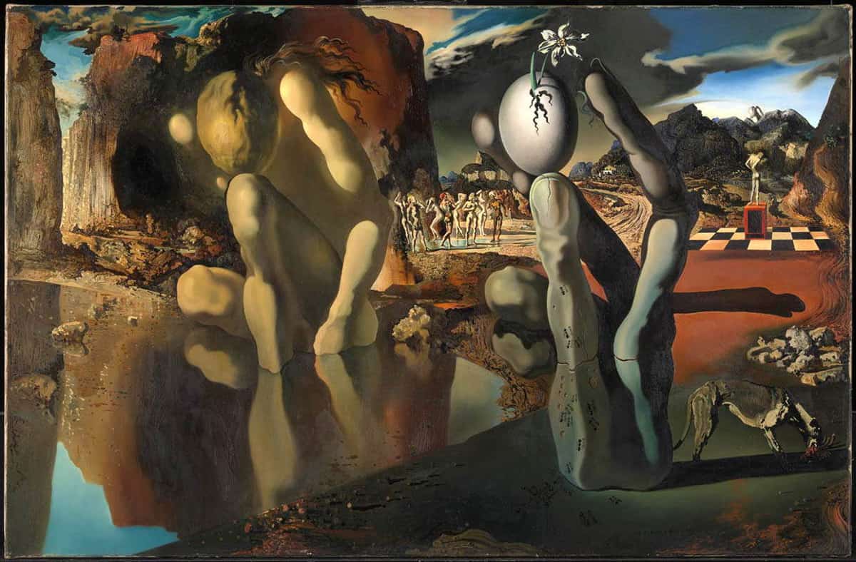 dali metamorphosis of narcissus