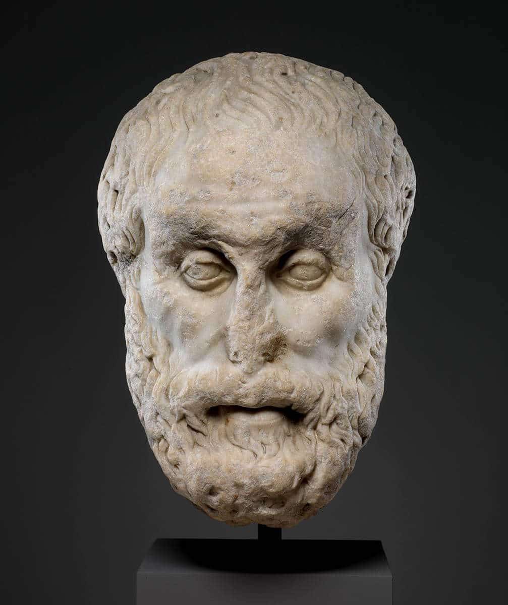 head of aristotle