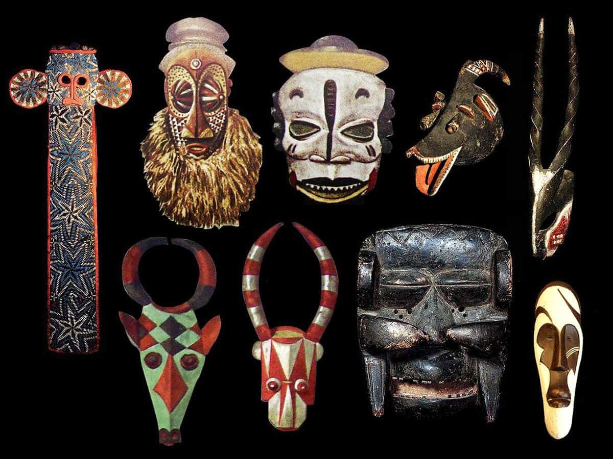 african masks 