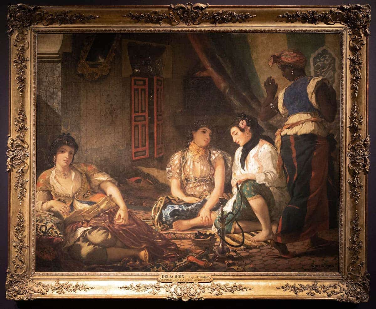 delacroix women of algiers painting