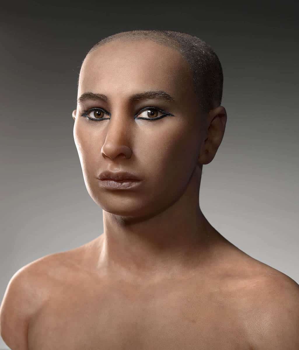 facial reconstruction king tutankhamun