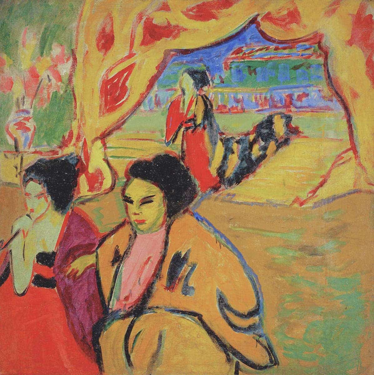 japanese theatre ernst ludwig kirchner