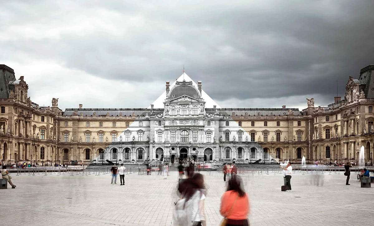 jr louvre museum pyramid 2016