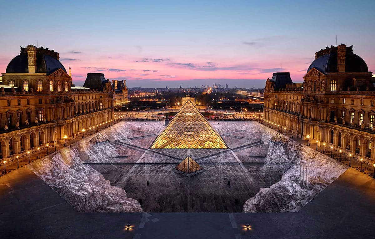 jr louvre museum pyramid 2019