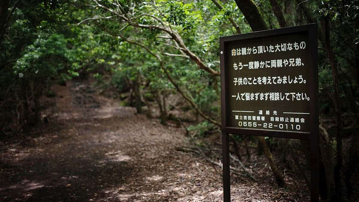 Japan suicide forest harakiri