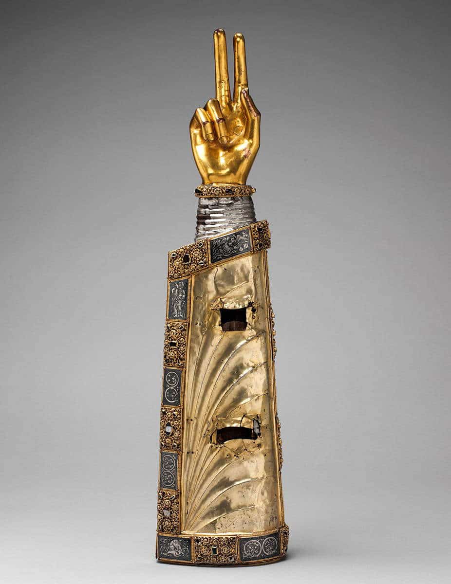 arm reliquary medieval artwork