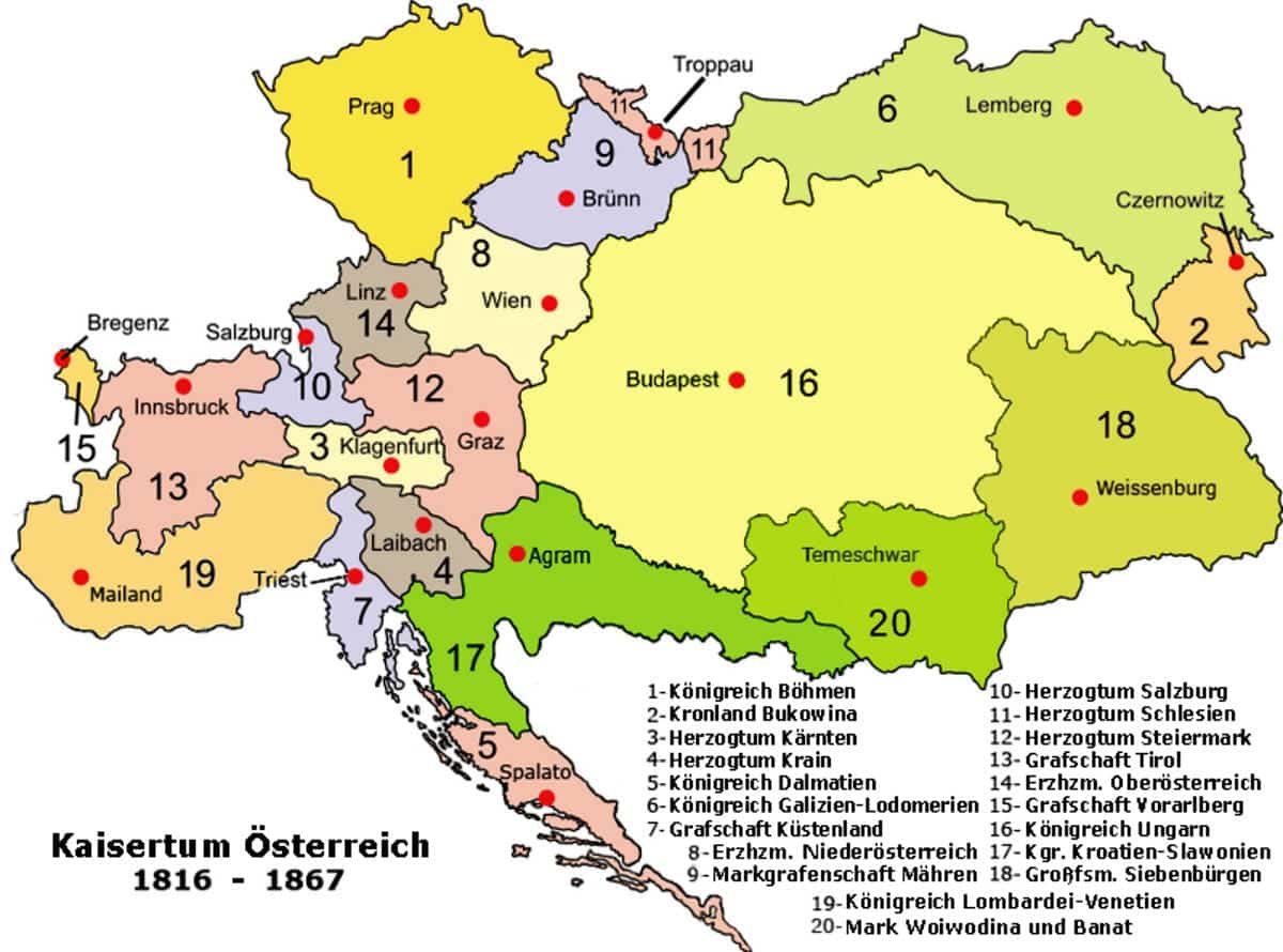 austrian empire 1816 1867