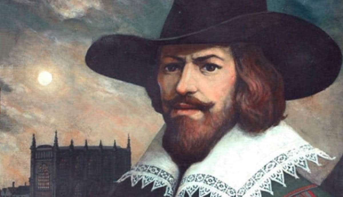 guy fawkes portrait painting