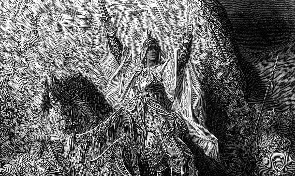 saladin engravind gustave dore