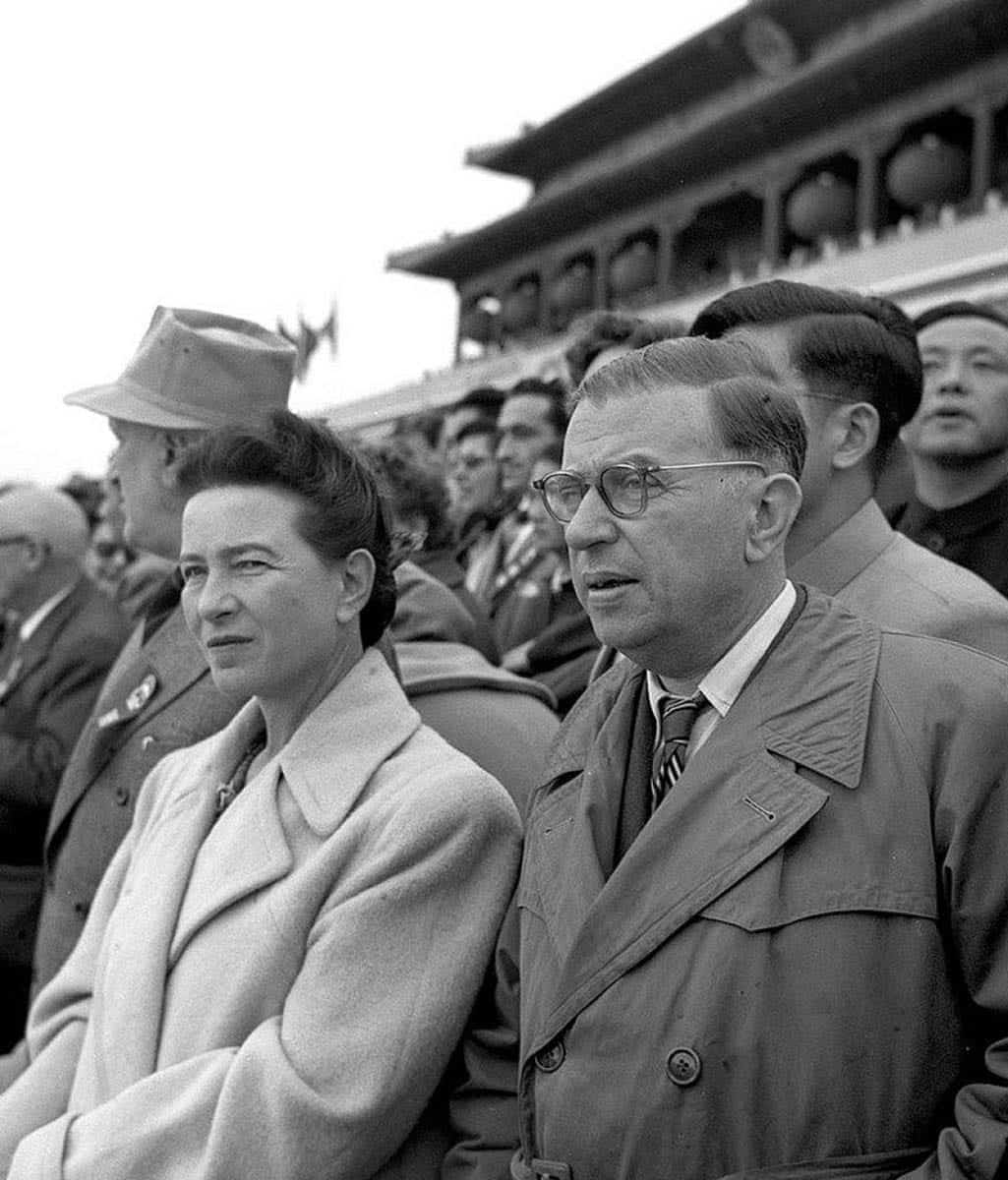 sartre beauvoir beijing photo