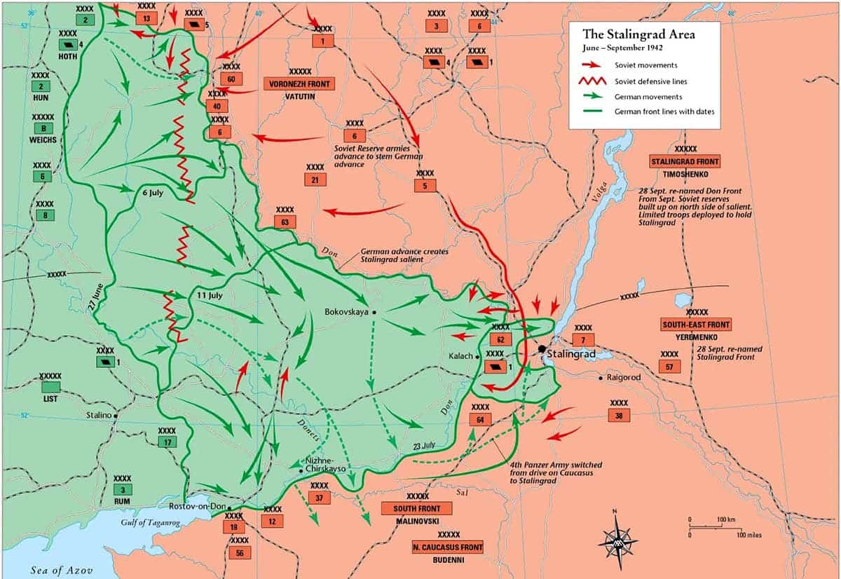 stalingrad strategic map