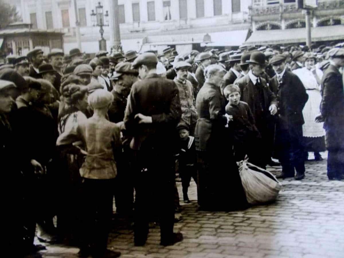 Belgian Refugees World War Photograph