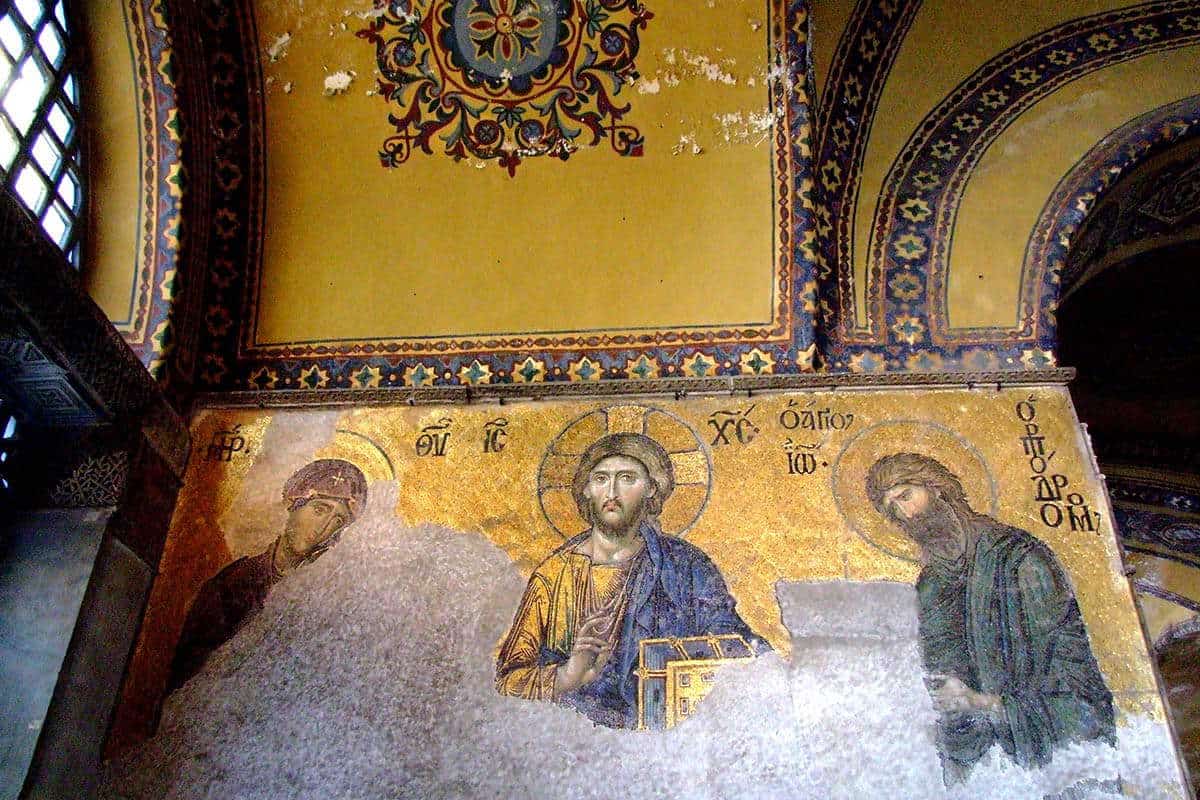 deesis hagia sophia byzantine art