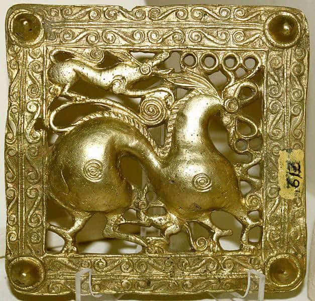 gold scythian belt