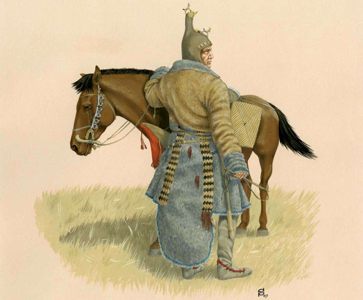 illustration of a scythian