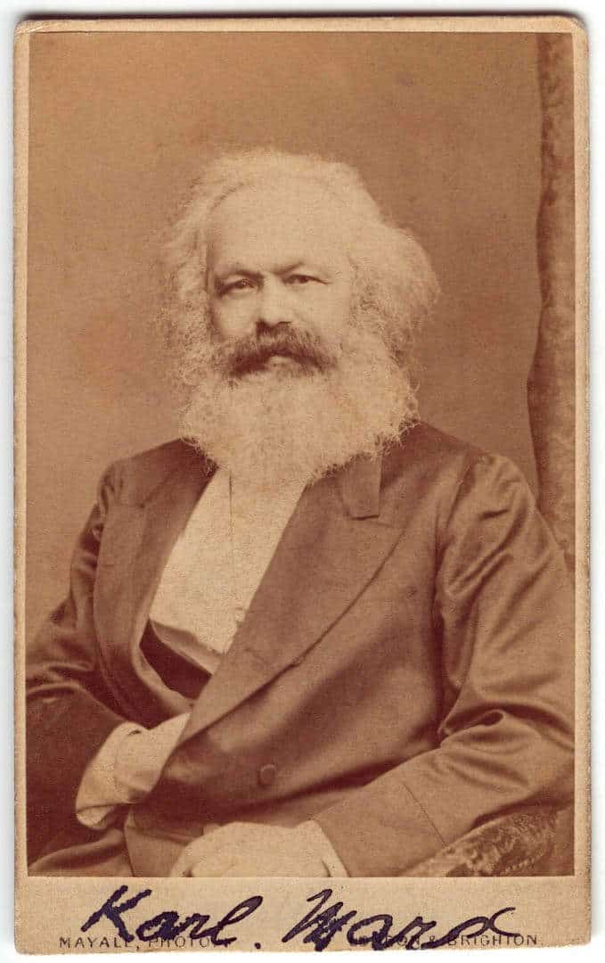 karl marx portrait