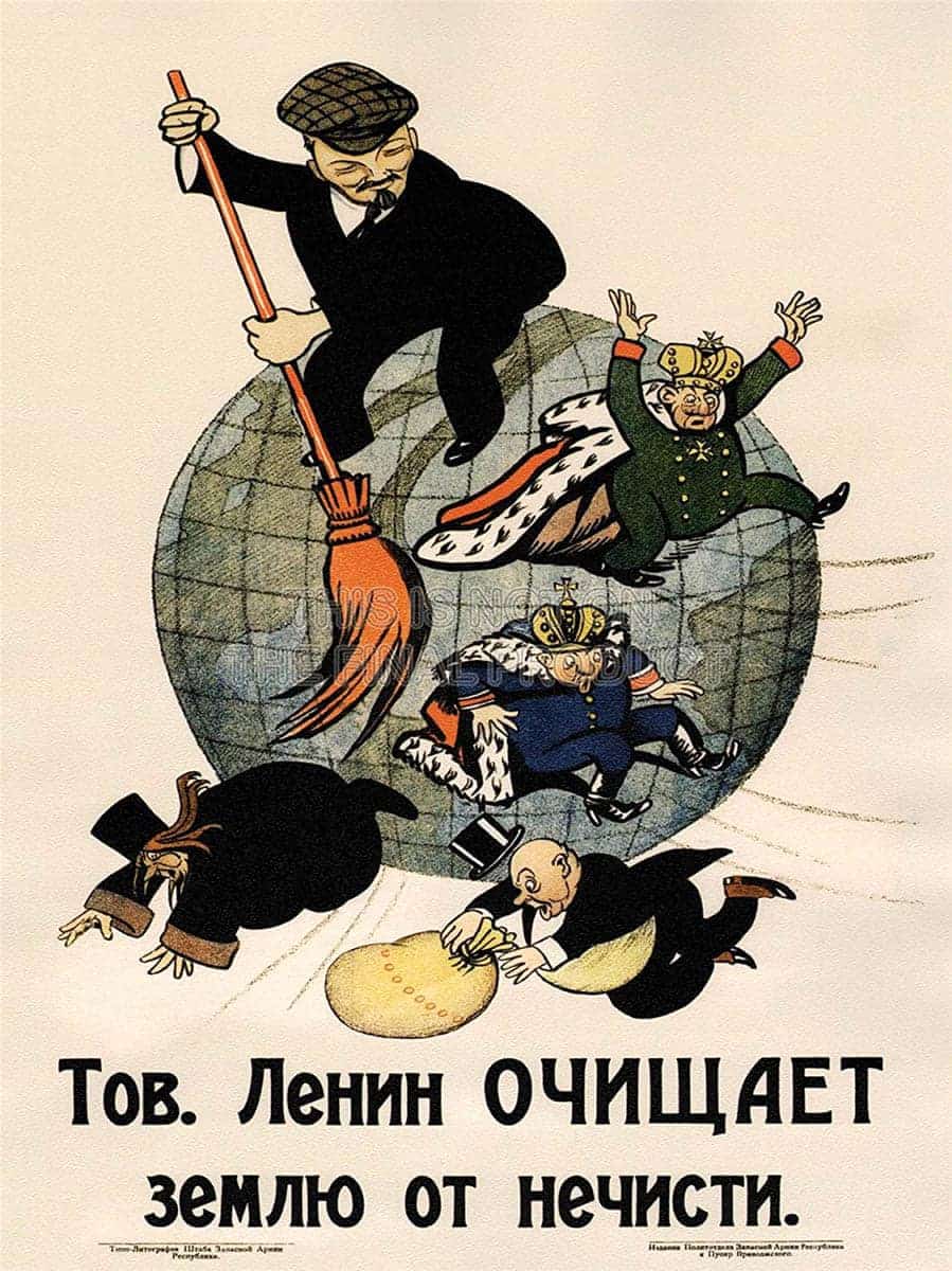 lenin propaganda poster revolution