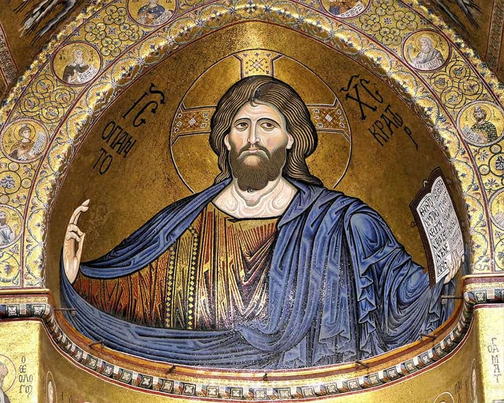 monreale pantocrator byzantine art