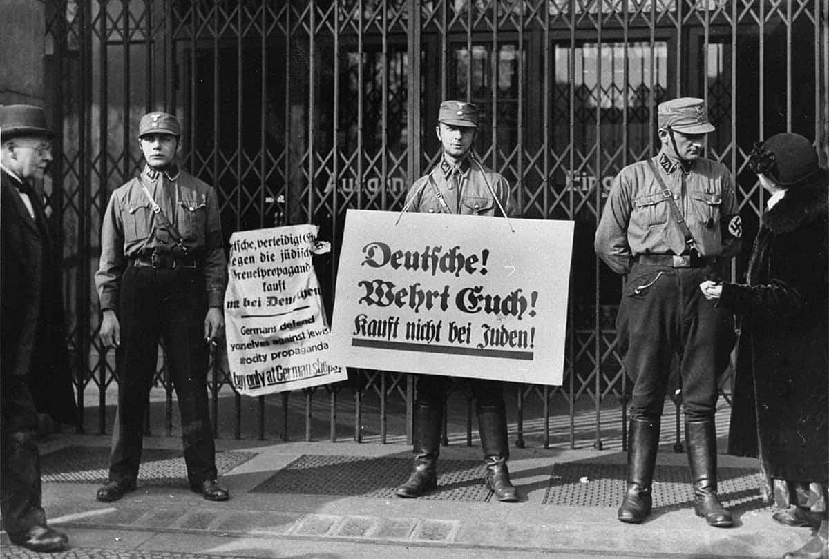 nazi boycott jewish businesses 1933