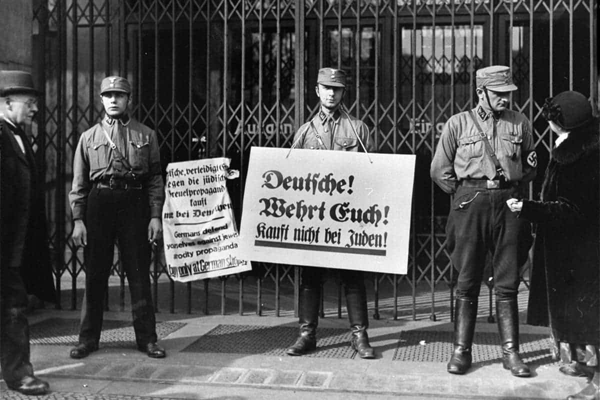 nazi boycott jewish businesses