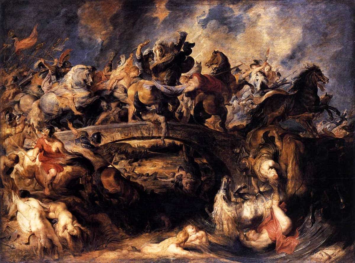 rubens battle amazons hippolytus