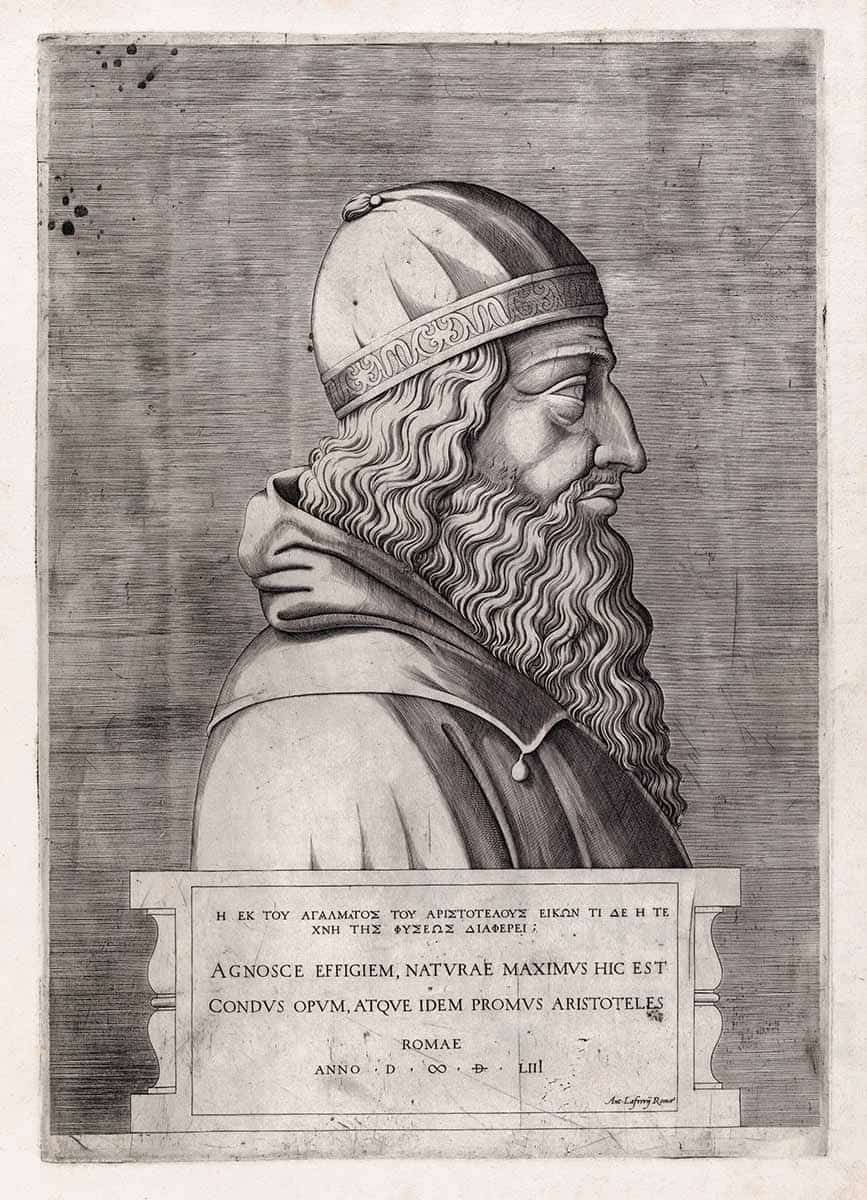 medieval illustration aristotle