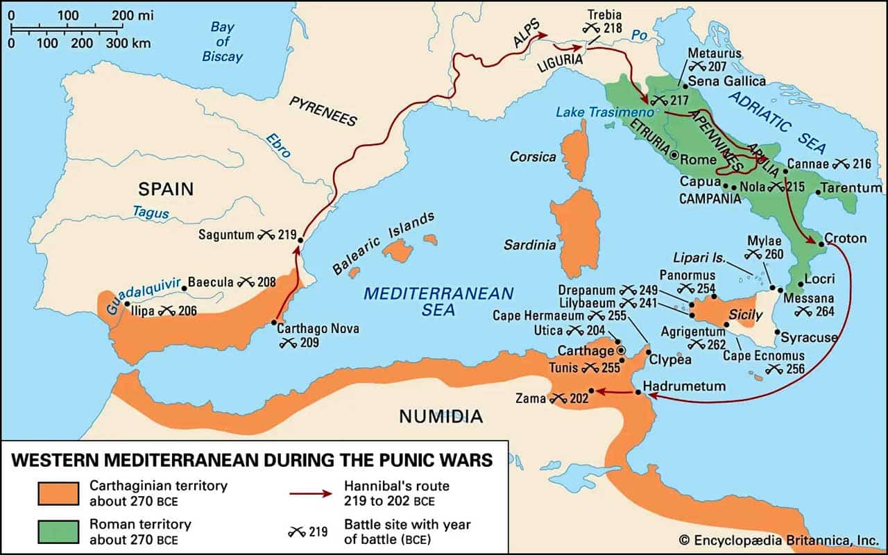 mediterranean punic wars