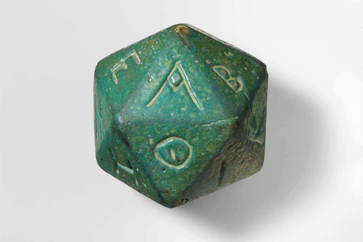 polyhedron dice ancient