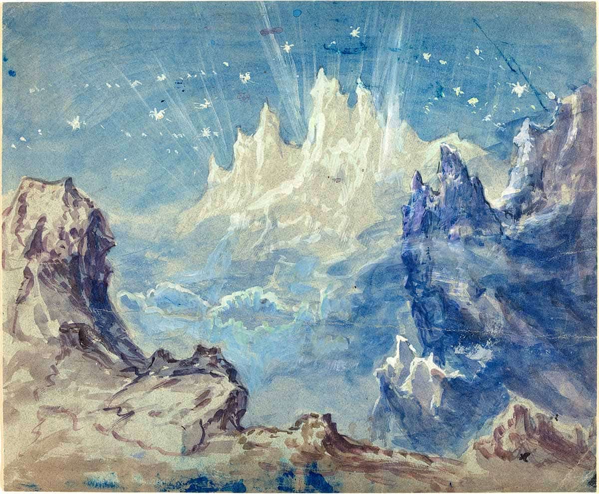 starry sky mountains robert caney