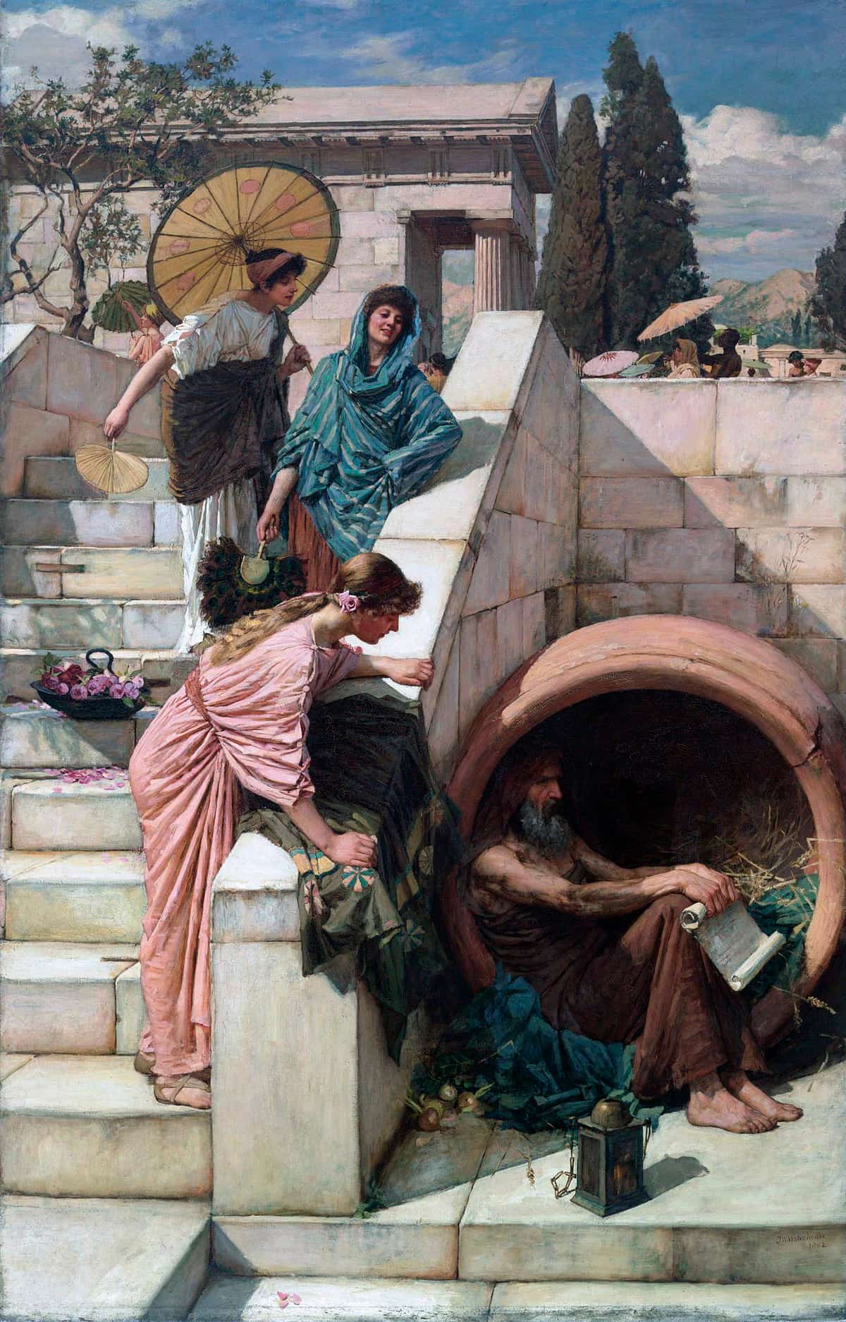 diogenes of sinope waterhouse